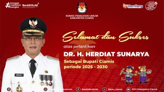 DR.Herdiyat Sunarya  Dilantik Prabowo Sebagai Bupati Ciamis Bersamaan dengan 960 Kepala Daerah