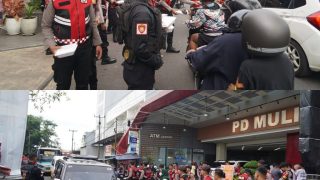 Polres Tasikmalaya Kota Bagikan Takjil kepada Pengendara di Cikurubuk