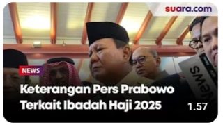Keterangan Pers Prabowo Terkait Ibadah Haji 2025