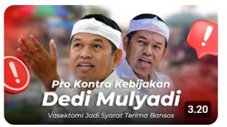 Pro Kontra Kebijakan Dedi Mulyadi: Vasektomi Jadi Syarat Terima Bansos