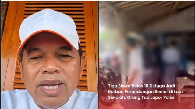 Dugaan Perundungan di SMAN 3 Tasikmalaya, Gubernur Jabar Dedi Mulyadi Minta Kepsek Tegakkan Sanksi Sesuai Pakta Integritas