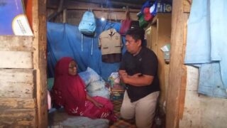 Terbaring Lemah di Gubuk Reot Belakang Kantor Wali Kota, Derita Siti Nurainun Mengiris Hati