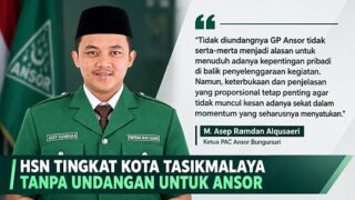 HSN Tingkat Kota Tasikmalaya Tanpa Undangan untuk Ansor, Ada Apa dengan Semangat Kebersamaan?