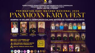 Sambut Hari Wayang Nasional 2026, Pasamoan Karya Fest Siap Digelar di Tasikmalaya