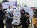 Sapa Warga Tasikmalaya Jelang Milad Ke-15 NasDem, Lola Nelria Boyong Ratusan Paket Sembako