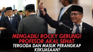 Rocky Gerung Berubah Haluan?