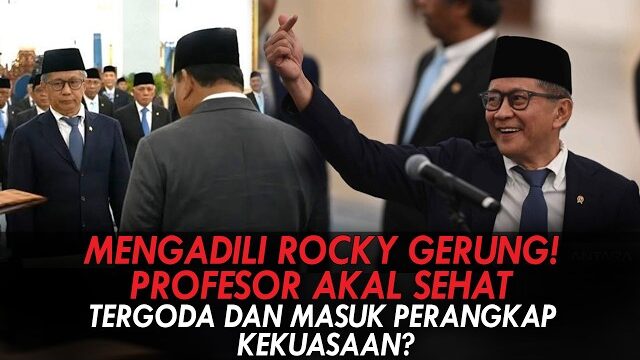 Rocky Gerung Berubah Haluan?